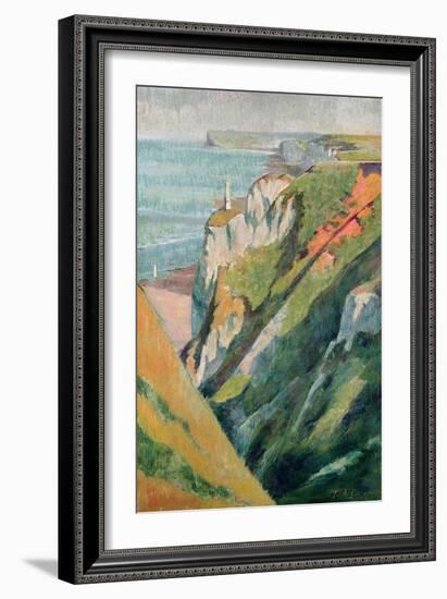 Cliffs and Sea-Emile Bernard-Framed Giclee Print