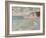 Cliffs and the Porte D'Amont, Morning Effect, 1885-Claude Monet-Framed Giclee Print