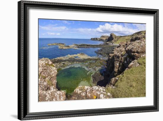 Cliffs around Treshnish Point-Gary Cook-Framed Photographic Print