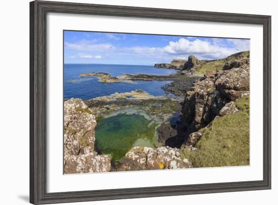 Cliffs around Treshnish Point-Gary Cook-Framed Photographic Print