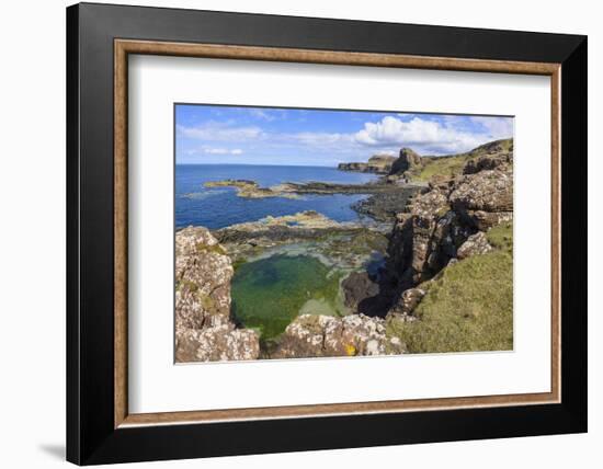Cliffs around Treshnish Point-Gary Cook-Framed Photographic Print