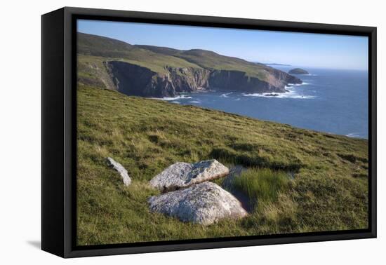 Cliffs, Arranmore Island, County Donegal, Ulster, Republic of Ireland, Europe-Carsten Krieger-Framed Premier Image Canvas