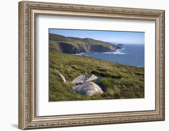 Cliffs, Arranmore Island, County Donegal, Ulster, Republic of Ireland, Europe-Carsten Krieger-Framed Photographic Print