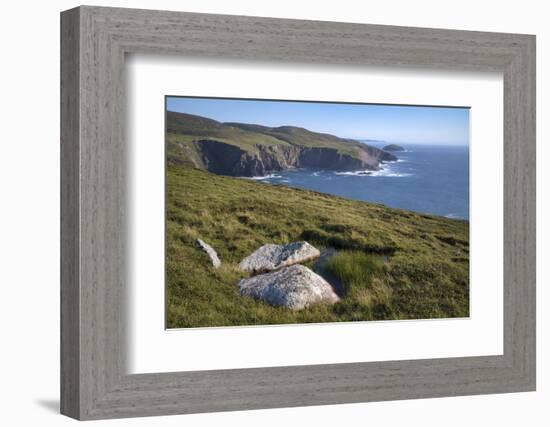 Cliffs, Arranmore Island, County Donegal, Ulster, Republic of Ireland, Europe-Carsten Krieger-Framed Photographic Print