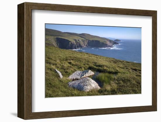 Cliffs, Arranmore Island, County Donegal, Ulster, Republic of Ireland, Europe-Carsten Krieger-Framed Photographic Print