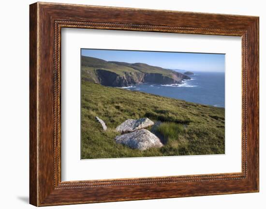 Cliffs, Arranmore Island, County Donegal, Ulster, Republic of Ireland, Europe-Carsten Krieger-Framed Photographic Print
