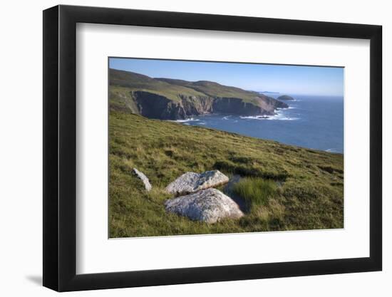 Cliffs, Arranmore Island, County Donegal, Ulster, Republic of Ireland, Europe-Carsten Krieger-Framed Photographic Print