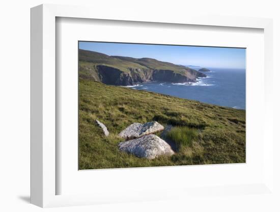 Cliffs, Arranmore Island, County Donegal, Ulster, Republic of Ireland, Europe-Carsten Krieger-Framed Photographic Print