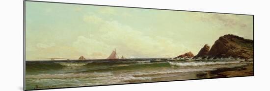 Cliffs at Cape Elizabeth, Portland Harbour, Maine, 1882-Alfred Thompson Bricher-Mounted Giclee Print