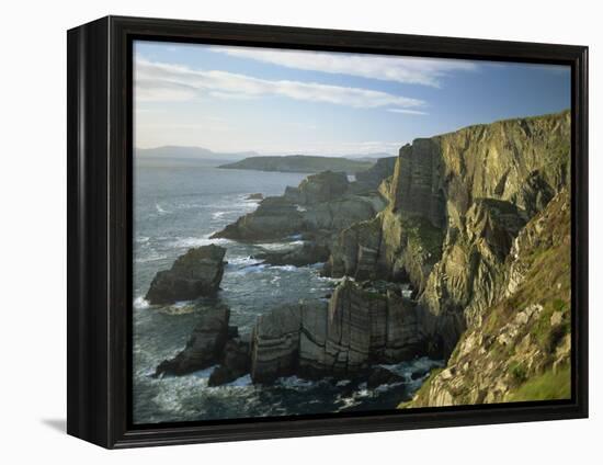 Cliffs at Mizen Head, County Cork, Munster, Republic of Ireland,Europe-David Hughes-Framed Premier Image Canvas