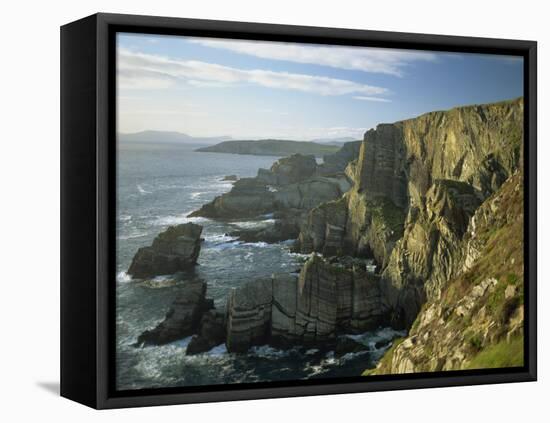 Cliffs at Mizen Head, County Cork, Munster, Republic of Ireland,Europe-David Hughes-Framed Premier Image Canvas