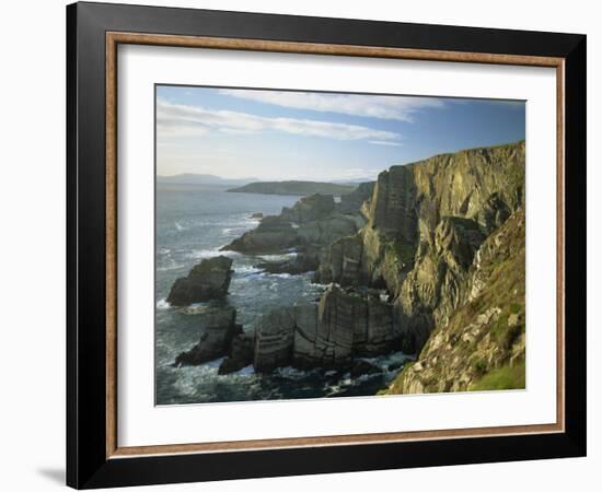 Cliffs at Mizen Head, County Cork, Munster, Republic of Ireland,Europe-David Hughes-Framed Photographic Print