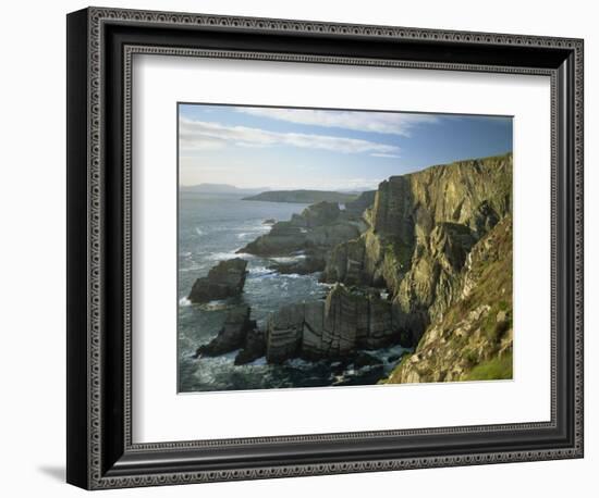 Cliffs at Mizen Head, County Cork, Munster, Republic of Ireland,Europe-David Hughes-Framed Photographic Print