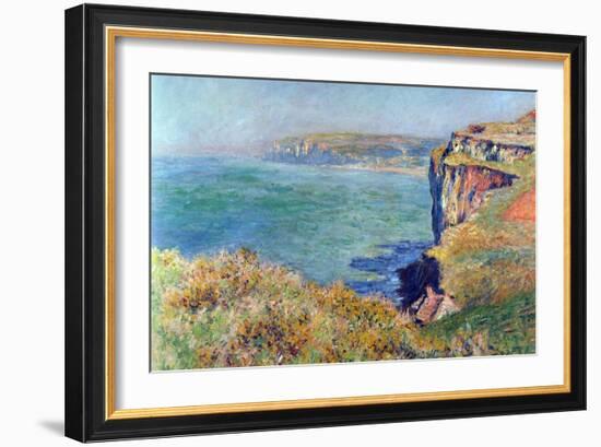 Cliffs At Varengeville-Claude Monet-Framed Art Print