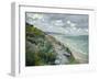Cliffs by the Sea at Trouville-Gustave Caillebotte-Framed Giclee Print