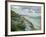 Cliffs by the Sea at Trouville-Gustave Caillebotte-Framed Giclee Print