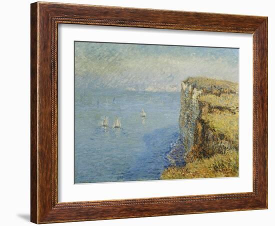 Cliffs in Normandy; Falaises En Normandie, 1901-Gustave Loiseau-Framed Giclee Print