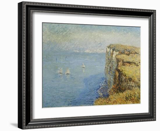 Cliffs in Normandy; Falaises En Normandie, 1901-Gustave Loiseau-Framed Giclee Print