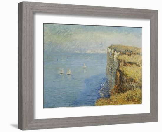 Cliffs in Normandy-Gustave Loiseau-Framed Giclee Print