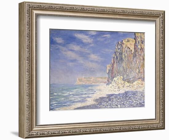 Cliffs Near Fecamp, 1881-Claude Monet-Framed Giclee Print