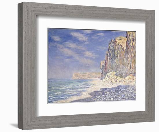 Cliffs Near Fecamp, 1881-Claude Monet-Framed Giclee Print