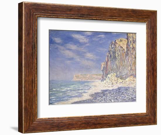 Cliffs Near Fecamp, 1881-Claude Monet-Framed Giclee Print