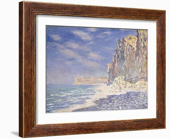 Cliffs Near Fecamp, 1881-Claude Monet-Framed Giclee Print