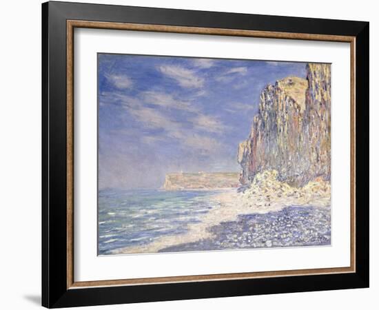 Cliffs Near Fecamp, 1881-Claude Monet-Framed Giclee Print