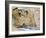 Cliffs of Etretat. the Pied Du Cheval, 1838 (W/C and Gouache on Paper)-Eugene Delacroix-Framed Giclee Print