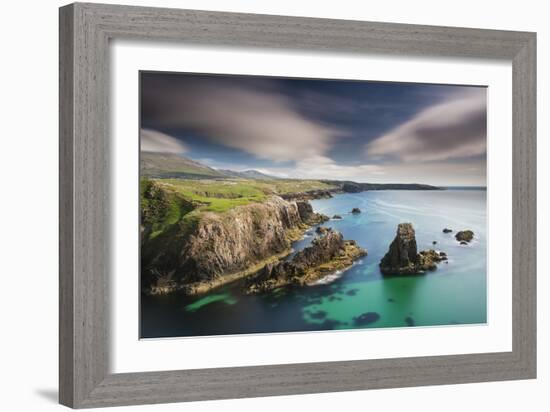 Cliffs of Mangersta-Michael Blanchette-Framed Photographic Print