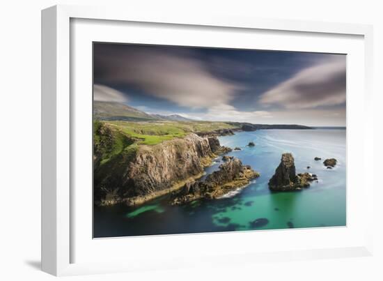 Cliffs of Mangersta-Michael Blanchette-Framed Photographic Print