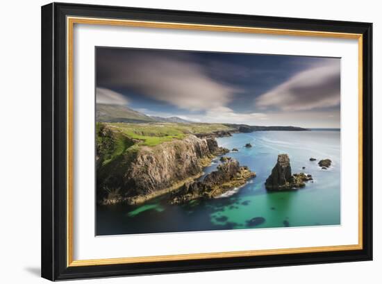 Cliffs of Mangersta-Michael Blanchette-Framed Photographic Print