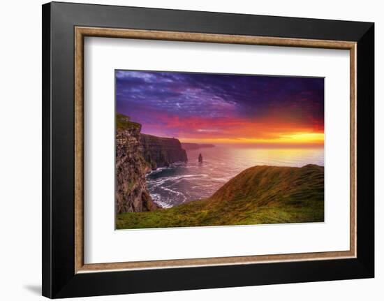 Cliffs of Moher Clare Ireland-null-Framed Art Print