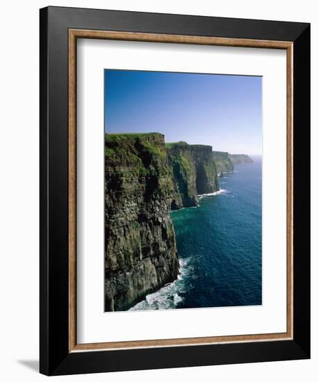 Cliffs of Moher, County Clare, Ireland-Steve Vidler-Framed Premium Photographic Print