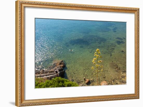 Cliffs of Talamone, Grosseto Province, Maremma, Tuscany, Italy-Nico Tondini-Framed Photographic Print
