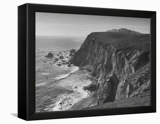 Cliffs Overlooking Drake's Bay-Nat Farbman-Framed Premier Image Canvas