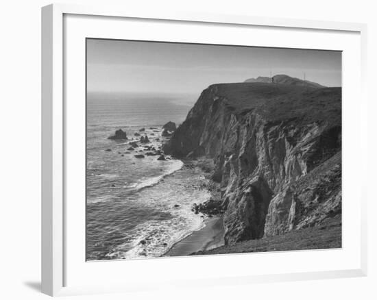 Cliffs Overlooking Drake's Bay-Nat Farbman-Framed Premium Photographic Print