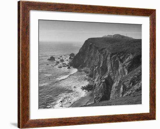 Cliffs Overlooking Drake's Bay-Nat Farbman-Framed Premium Photographic Print