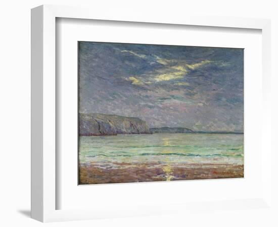 Cliffs with Setting Sun-Maxime Emile Louis Maufra-Framed Giclee Print