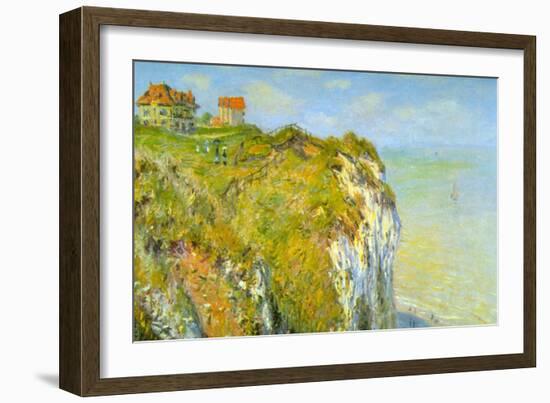 Cliffs-Claude Monet-Framed Art Print