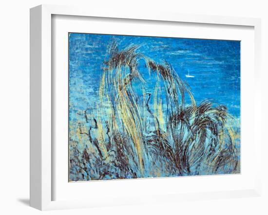 Clifftop, Studland, Dorset, c.1988-Isabel Alexander-Framed Giclee Print