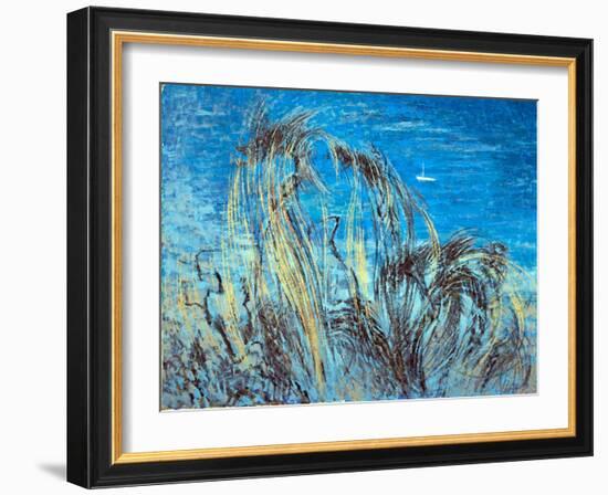 Clifftop, Studland, Dorset, c.1988-Isabel Alexander-Framed Giclee Print