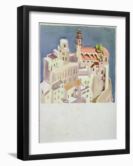 Clifftop Town, C.1930-John Armstrong-Framed Giclee Print