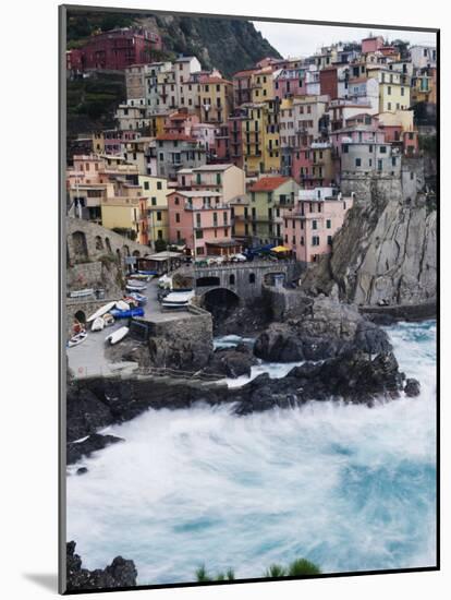 Clifftop Village of Manarola, Cinque Terre, UNESCO World Heritage Site, Liguria, Italy, Europe-Christian Kober-Mounted Photographic Print