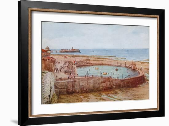 Clifton Bathing Pool, Cliftonville-Alfred Robert Quinton-Framed Giclee Print