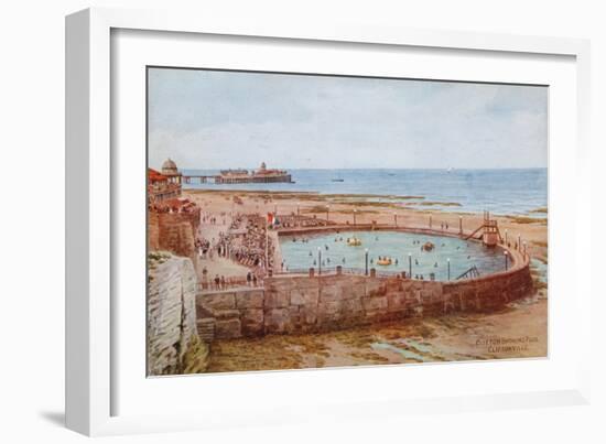 Clifton Bathing Pool, Cliftonville-Alfred Robert Quinton-Framed Giclee Print