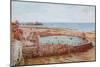 Clifton Bathing Pool, Cliftonville-Alfred Robert Quinton-Mounted Giclee Print
