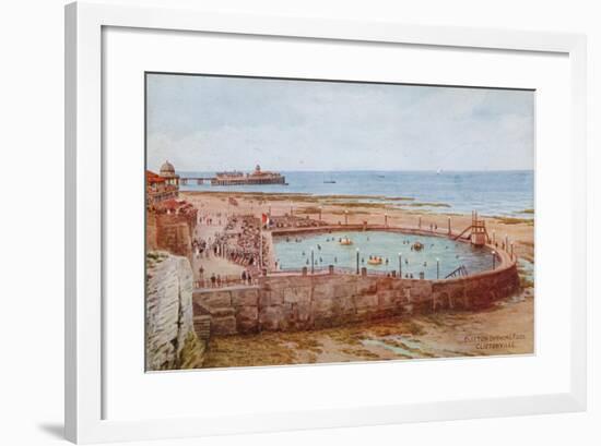 Clifton Bathing Pool, Cliftonville-Alfred Robert Quinton-Framed Giclee Print