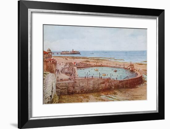 Clifton Bathing Pool, Cliftonville-Alfred Robert Quinton-Framed Giclee Print