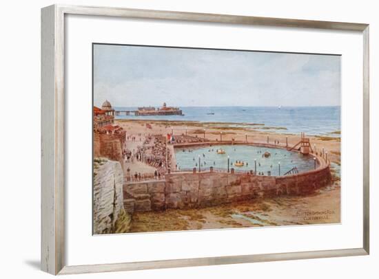 Clifton Bathing Pool, Cliftonville-Alfred Robert Quinton-Framed Giclee Print